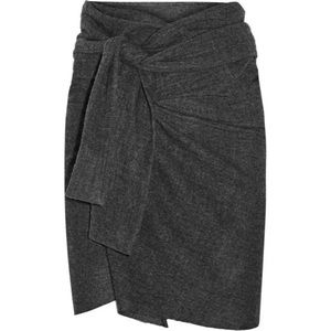 NWT Isabel Marant Wool Wrap Mini Skirt